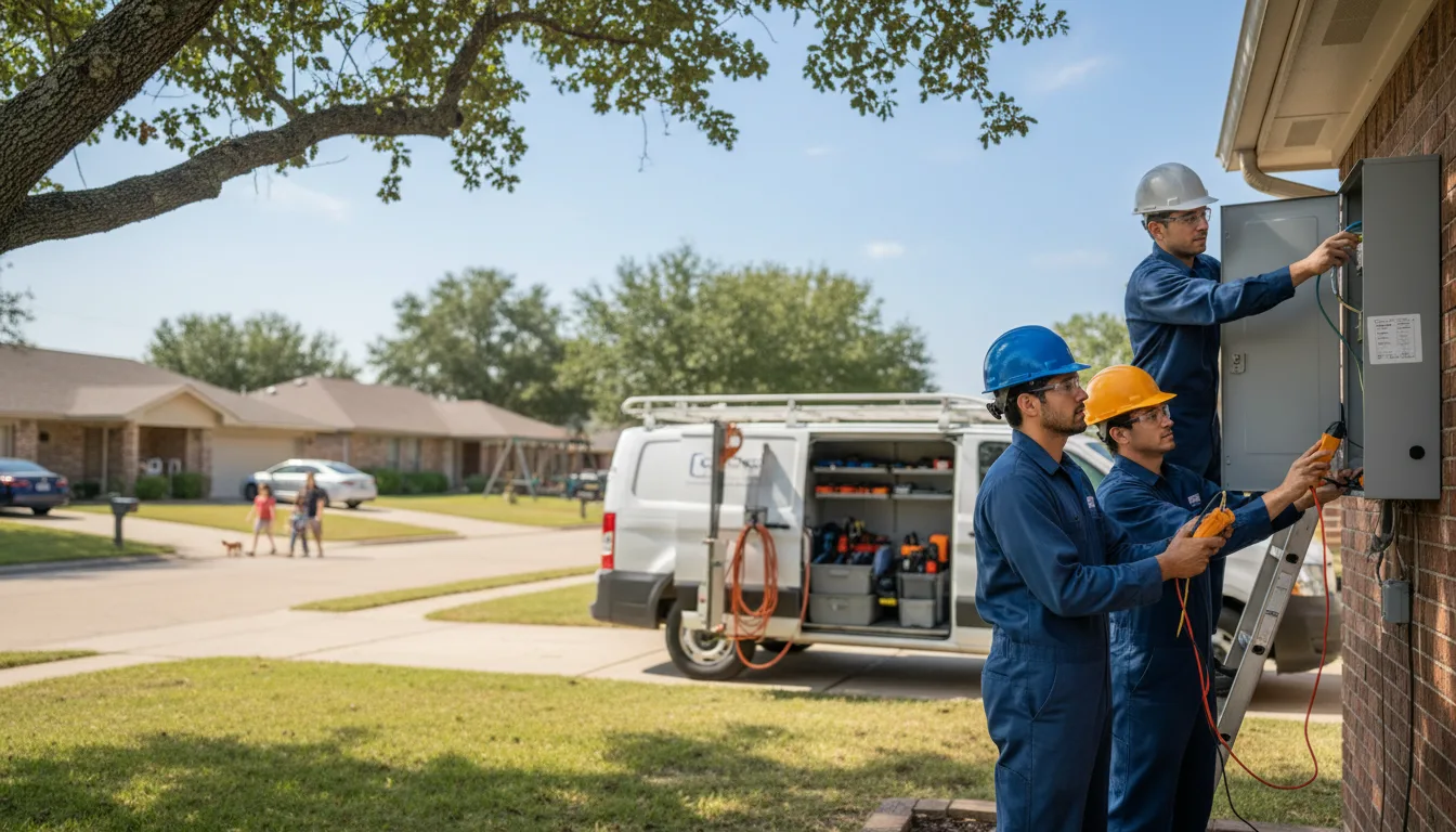Certified electrician providing emergency electrical services in Broadalbin, NY